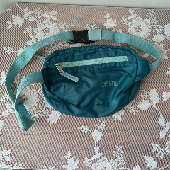 Duluth Trading Co Other - Duluth Trading Co Fanny Pack‎ Unisex OS Teal Excellent Ripstop Nylon Waist Bag
